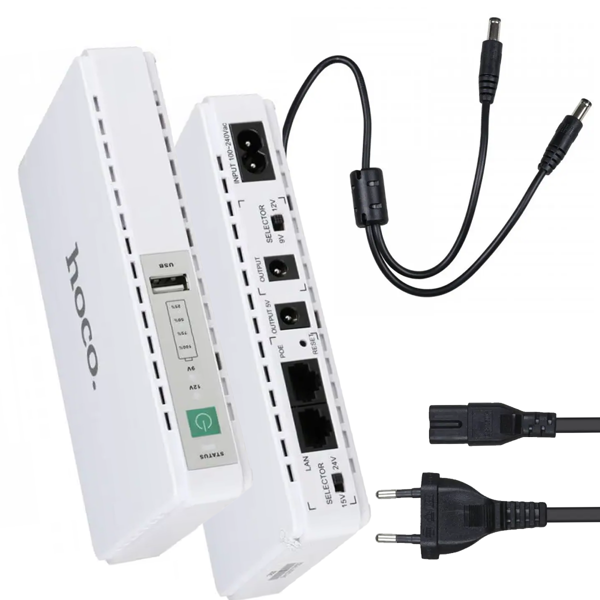 Безперебійник для роутера 5V/9V/12V 8800mAh UPS Hoco DB25 | Повербанк ...