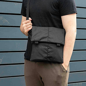 Чоловіча тактична сумка через плече месендгер з кобурою під пістолет на липучку TACTIC Classic