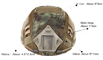 Кавер (чохол) на шолом типу FAST Typhon, фото 4