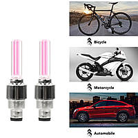 НОВИНКА!!!Світлодіодні ковпачки на ніпеля, РОЖЕВІ