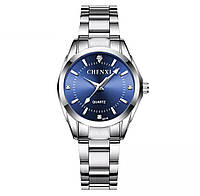 Елегантний жіночий наручний годинник CHENXI (Silver Blue) 3Bar