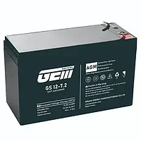 Аккумулятор для ИБП GEM Battery GS 12-7.2 Black 12V, 7.2A