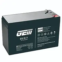 Аккумулятор для ИБП GEM Battery GS 12-7 Black 12V, 7.0A