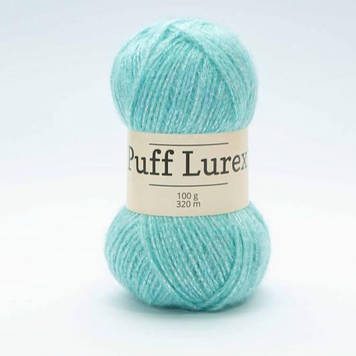 Puff Lurex колір №245 Бірюзовий