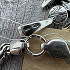 Кулон Янгол-охоронець та ланцюжок срібний комплект із чорнінням 925 проба, фото 8