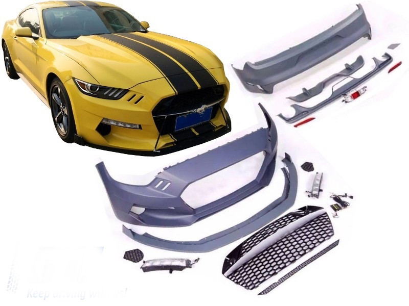 Обвіс Ford Mustang VI-стиль GAS Rocket (під одинарні насадки з обох боків), фото 1