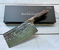 Прочный кованый кухонный топорик для разделки рубки мяса костей 33см нож секач топор-тяпка мясника SY35, SL6