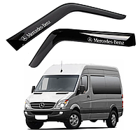 Дефлекторы окон ветровики Mercedes Sprinter II,III 2006-2018, 2018- (скотч) AV-Tuning