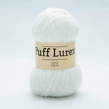 Puff Lurex колір №2004 Білий