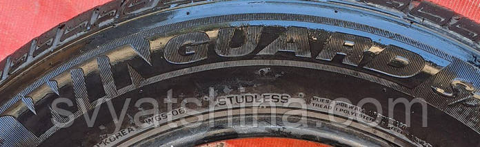 Шини легкові бу Nexen Win Guard 195/65R15 (зима) 2015 рік, фото 4