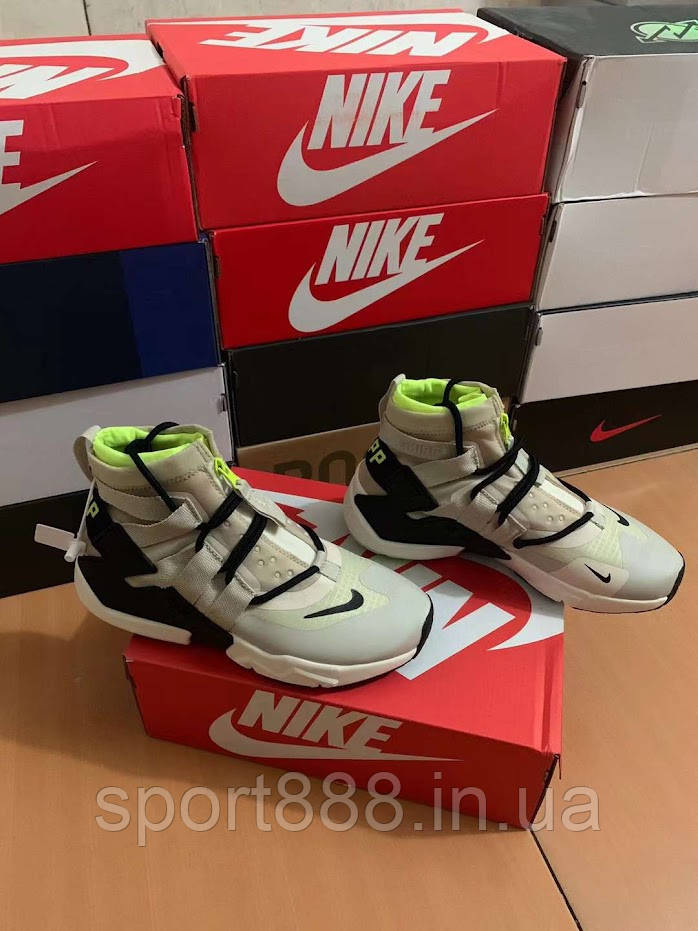 Eur36-45 чоловічі жіночі Nike Air Huarache Gripp "Light Orewood Brown" високі демісезонні кросівки