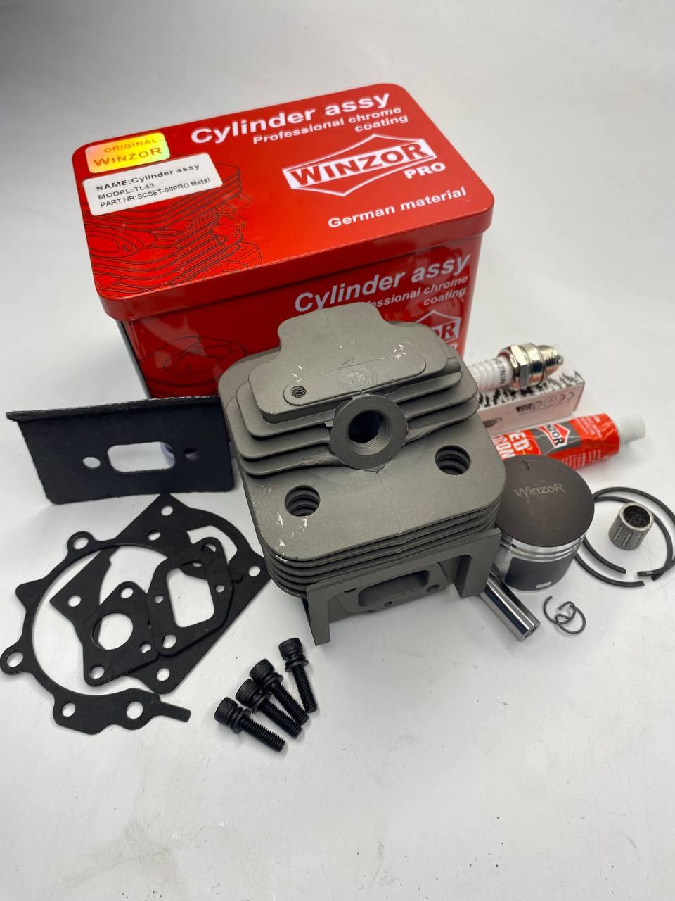 Поршнева на бензокосу 40 мм 430/520 Winzor Pro Seria Metal Box, фото 1