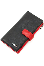 Жіночий шкіряний гаманець Karya 1129-45/46 чорний