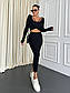 Костюм спідниця олівець міді та топ із довгим рукавом (р. S-L) 9103209, фото 5
