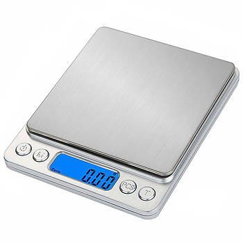 Ювелірні електронні ваги до 500г F1967, крок 0,01г / Цифрові грамові ваги з LCD дисплеєм