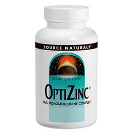 Мінерали Source Naturals ОптіЦинк, 120 таблеток (SNS-00848)