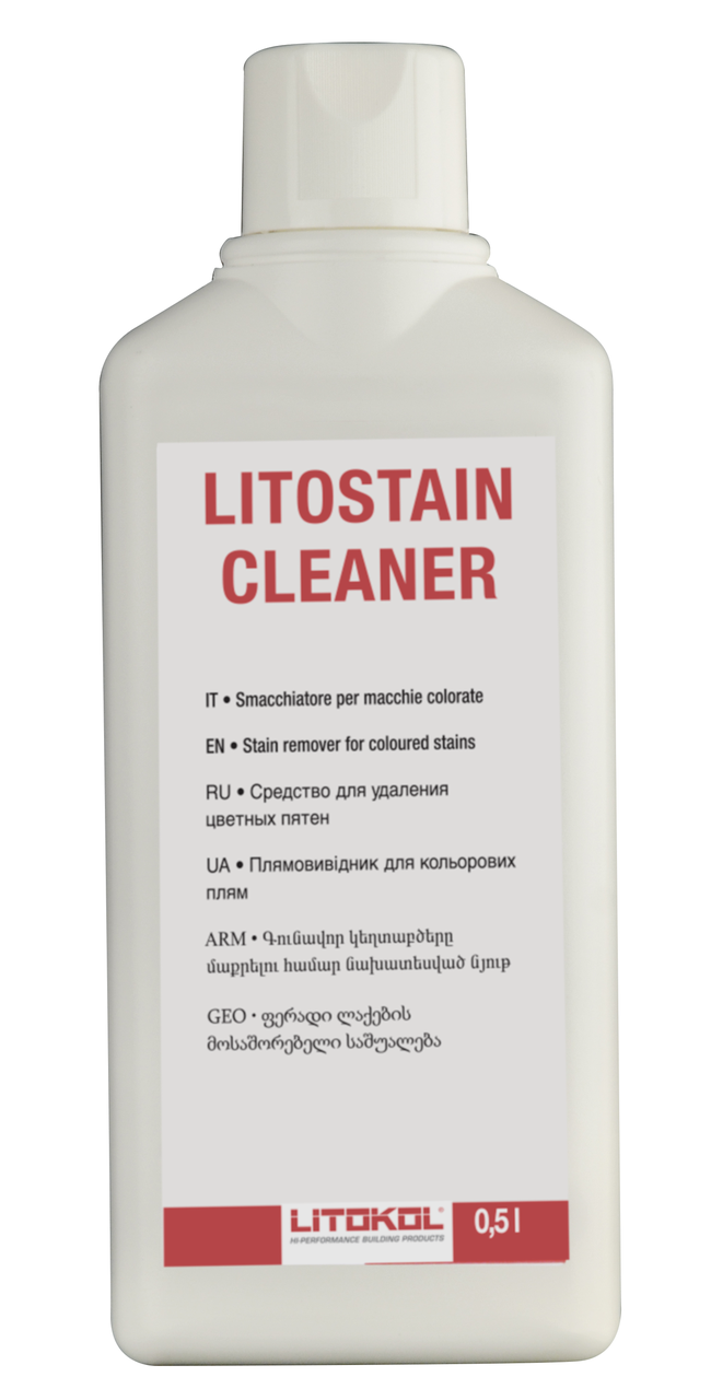 Гель Litokol Litostain Cleaner 0,5 л для видалення плям кави, вина, фруктів, цвілі, грибка