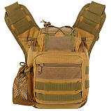 Сумка тактична багатоцільова через плече SILVER KNIGHT TY-155 (27x22x9 см) 6 л, фото 3