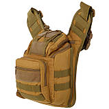 Сумка тактична багатоцільова через плече SILVER KNIGHT TY-155 (27x22x9 см) 6 л, фото 4