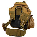 Сумка тактична багатоцільова через плече SILVER KNIGHT TY-155 (27x22x9 см) 6 л, фото 7