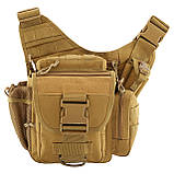 Сумка тактична багатоцільова через плече SILVER KNIGHT TY-249 (26х23х10 см) 6 л, фото 3