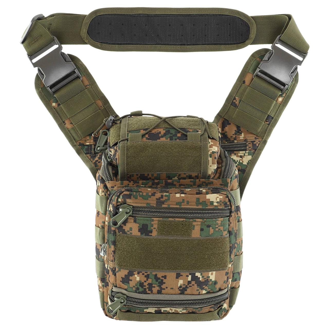 Сумка тактична багатоцільова через плече SILVER KNIGHT TY-803 (25х23х10 см) 6 л, фото 1