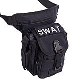 Сумка тактична на стегно та ногу SILVER KNIGHT SWAT TY-229 (28х27х10 см) 7 л, фото 4