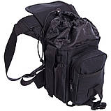 Сумка тактична на стегно та ногу SILVER KNIGHT SWAT TY-229 (28х27х10 см) 7 л, фото 8