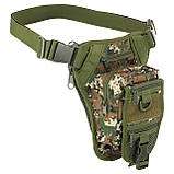 Сумка тактична на стегно SILVER KNIGHT TY-5716 (27х23х7 см) 4 л, фото 2