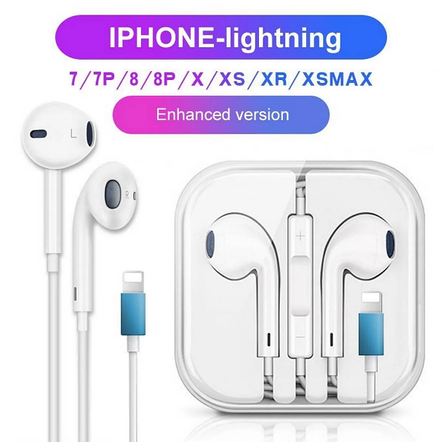 Bluetooth навушники JH-103B Lightning з мікрофоном для IPhone 7/8/X/Xs/Xr/11/12, фото 3