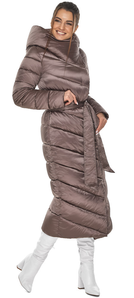 Жіноча зручна куртка колір сепія модель 51046 44 (XS)