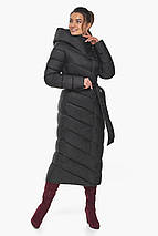 Брендова жіноча куртка кольору моріон модель 51046, фото 3