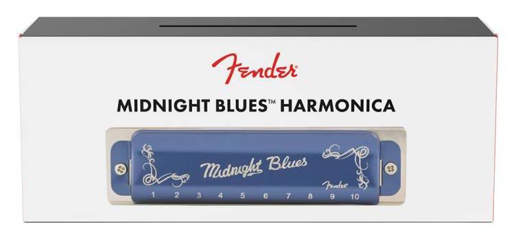 Губная гармошка FENDER HARMONICA MIDNIGHT BLUES G - фото 4 - id-p1497275021