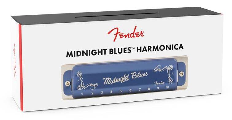 Губная гармошка FENDER HARMONICA MIDNIGHT BLUES G - фото 5 - id-p1497275021