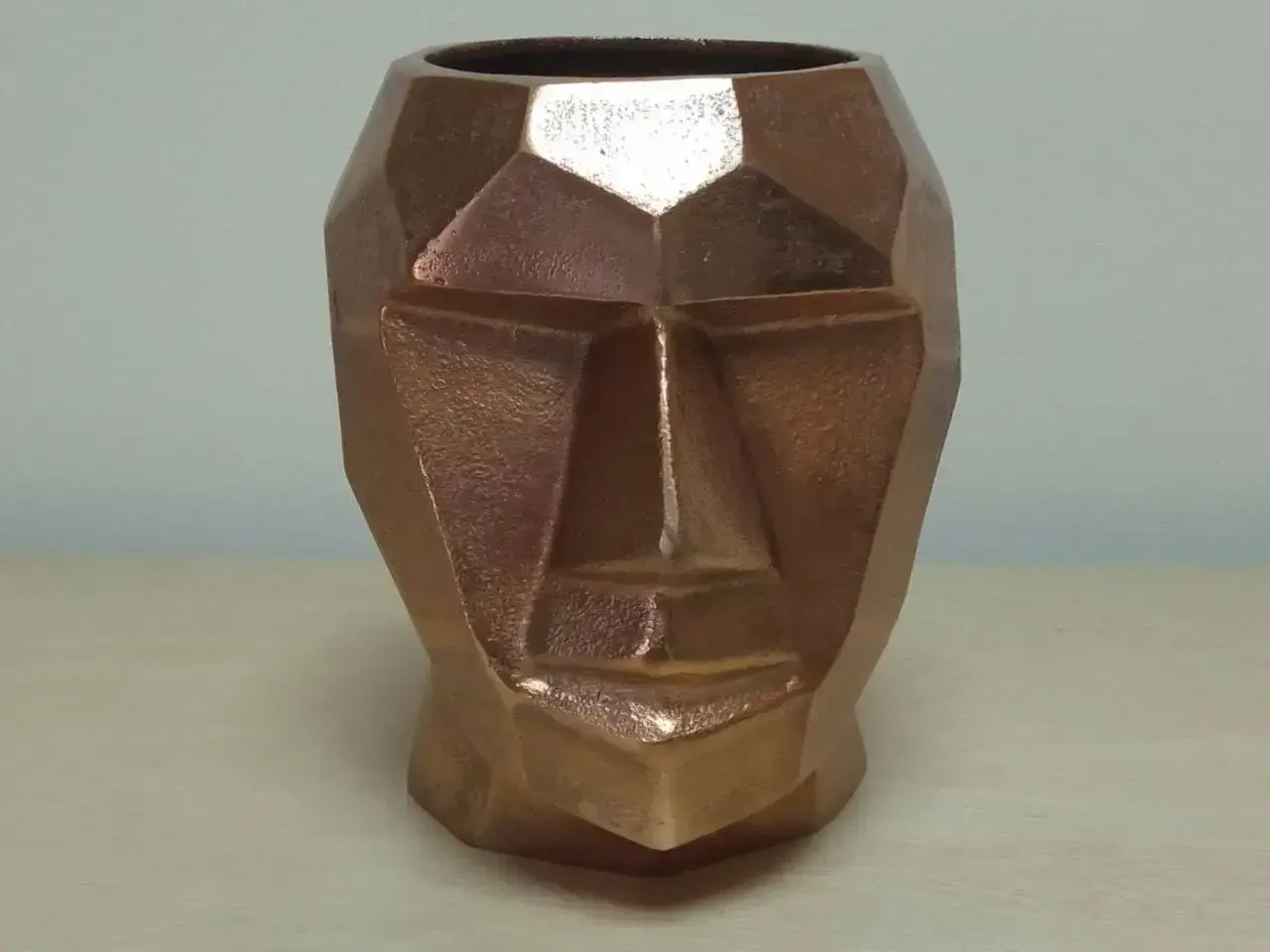 Ваза “Голова», мідний 17х15 см, фото 1