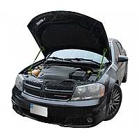 Газовий упор капота Dodge Avenger (2007-2014) (2 шт) Aluminum Hood