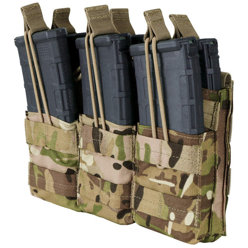 Підсумок потрійний для AR магазинів карабіну молле Condor Triple Stacker M4 Mag Pouch MA44 Crye Precision MULTICAM