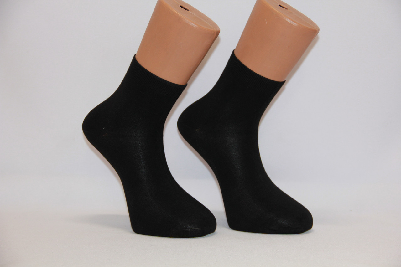 Чоловічі шкарпетки середні стрейчеві з бамбука Z@N чорний