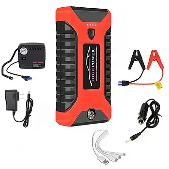 Автомобільний пускозарядний пристрій JUMPSTARTER JX27 WITH PUMP 99800 мАг + компресор
