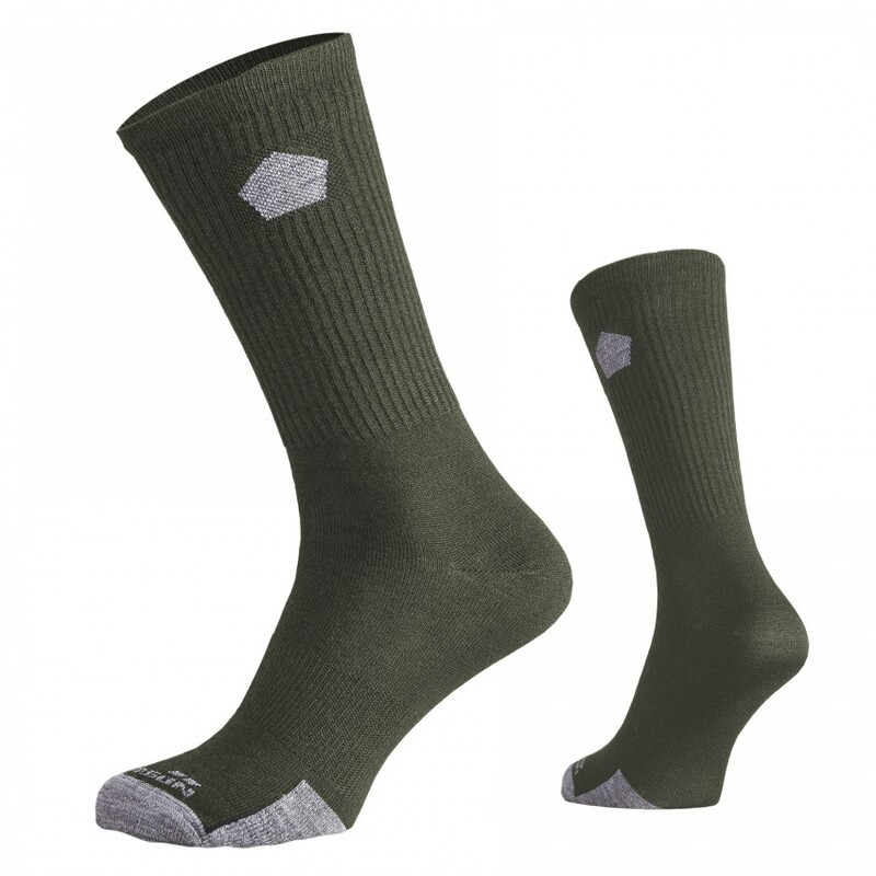 Антибактеріальні шкарпетки Pentagon Alpine Merino Light Socks EL14015 Small, Олива (Olive)