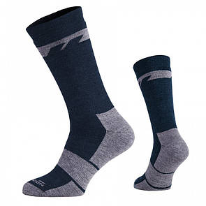 Антибактеріальні зимові шкарпетки Pentagon Alpine Merino Heavy Socks EL14017 Medium, Синій (Navy)