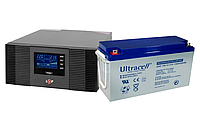 Комплект бесперебойного питания Logicpower LPM-PSW-1500VA и аккумуляторная батарея Ultracell UCG150-12
