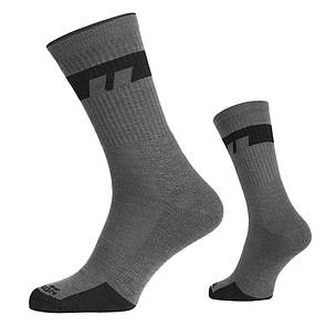 Антибактеріальні вовняні шкарпетки Pentagon ALPINE MERINO SOCKS MID EL14016 Small, Cinder Grey (Сірий)