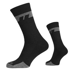 Антибактеріальні вовняні шкарпетки Pentagon ALPINE MERINO SOCKS MID EL14016 Small, Чорний