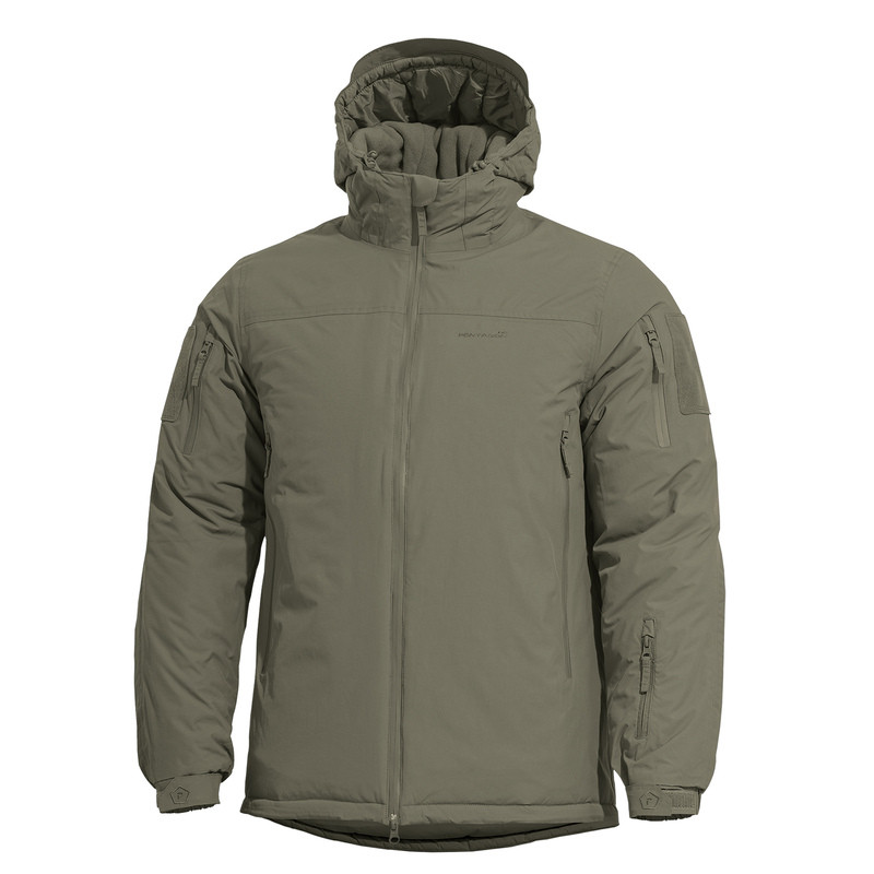Утеплена мембранна зимова парка Pentagon HOPLITE PARKA K01010 Medium, RAL7013 (Олива)