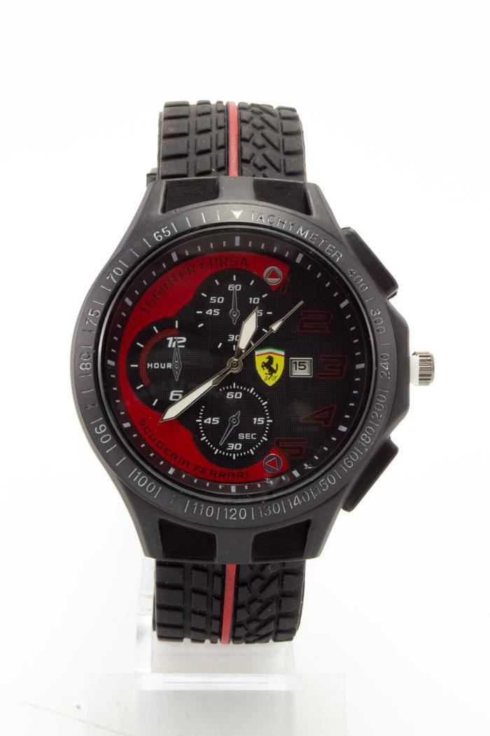 Чоловічий наручний годинник Ferrari Чорний (16463)