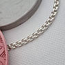 Браслет зі срібла ланцюжок на руку плетіння Бісмарк 20 см, фото 5