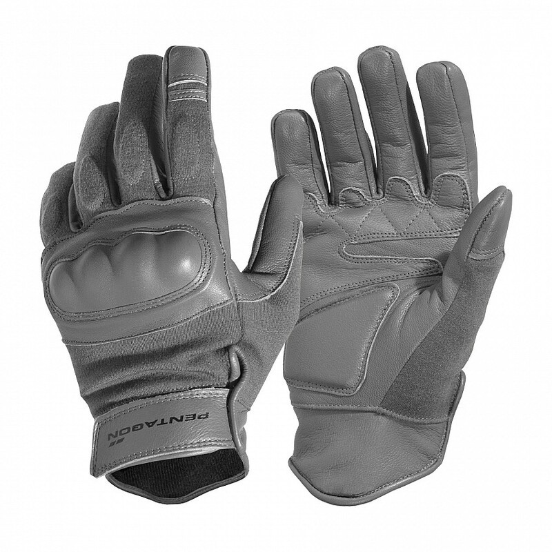 Тактичні рукавички стійкі до полум'я Pentagon Storm Gloves P20021 Medium, Wolf-Grey (Сірий), фото 1