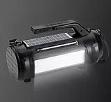 Багатофункціональний ліхтар світильник HF-U39 FM/USB/Bluetooth, 3в1 Ліхтар + колонка + Powerbank, із сонячною панеллю, фото 2