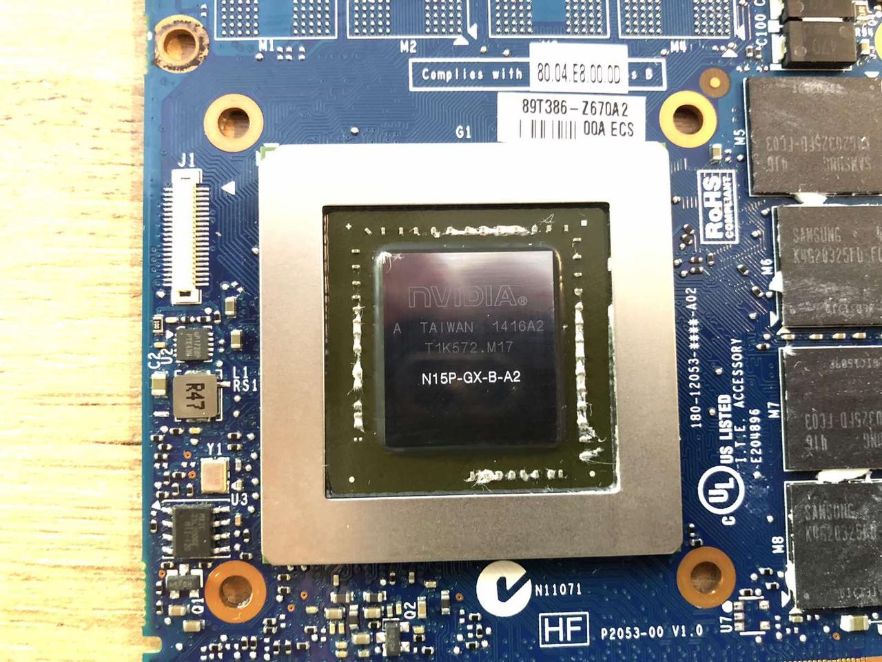 Купить Відеокарта для ноутбука nVidia GeForce GTX860M N15P-GX-B-A2 ...